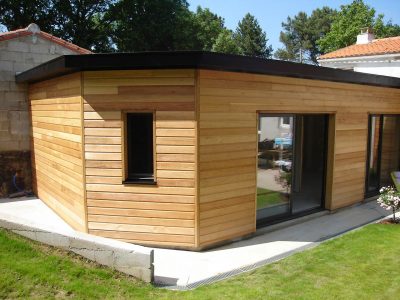 Extension habitation en ossature bois