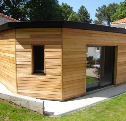 Extension habitation en ossature bois